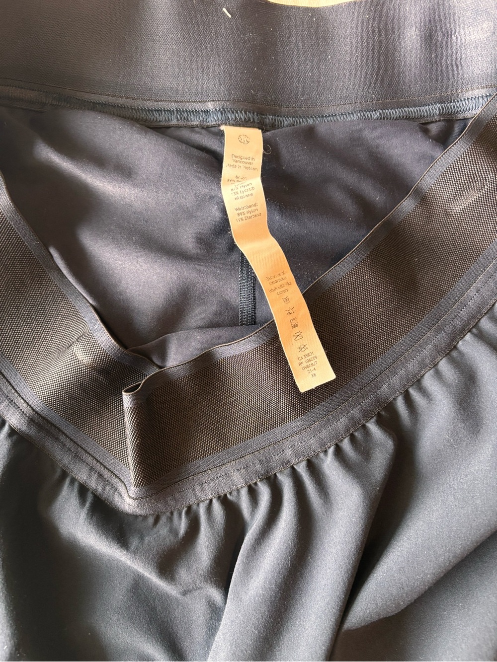 lululemon athletica Navy Tennis Skirt with Built-In Shorts - Picture 3 of 3